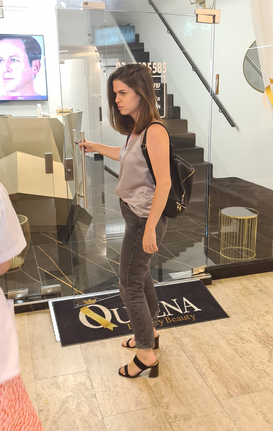 דנית ליבנת בזמן איכות עם עצמה (צילום: אור גפן)