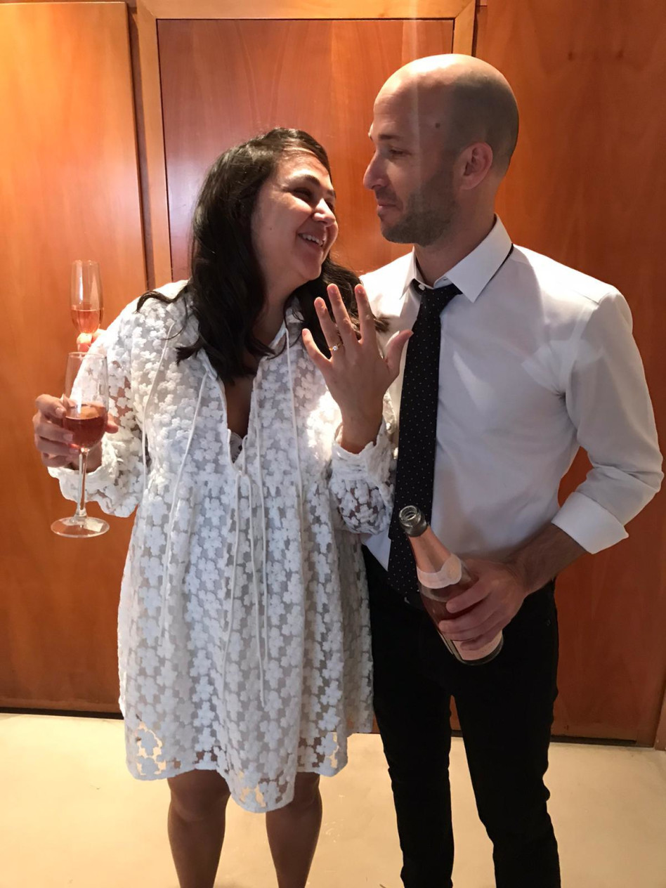 מאורסים. יונתן רונן, אחוה סיטבון (צילום: פרטי)