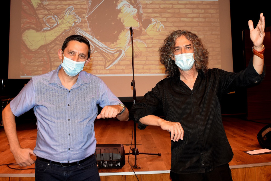 משה בקר ודורון ארנון (צילום: ניסים מנדיל)