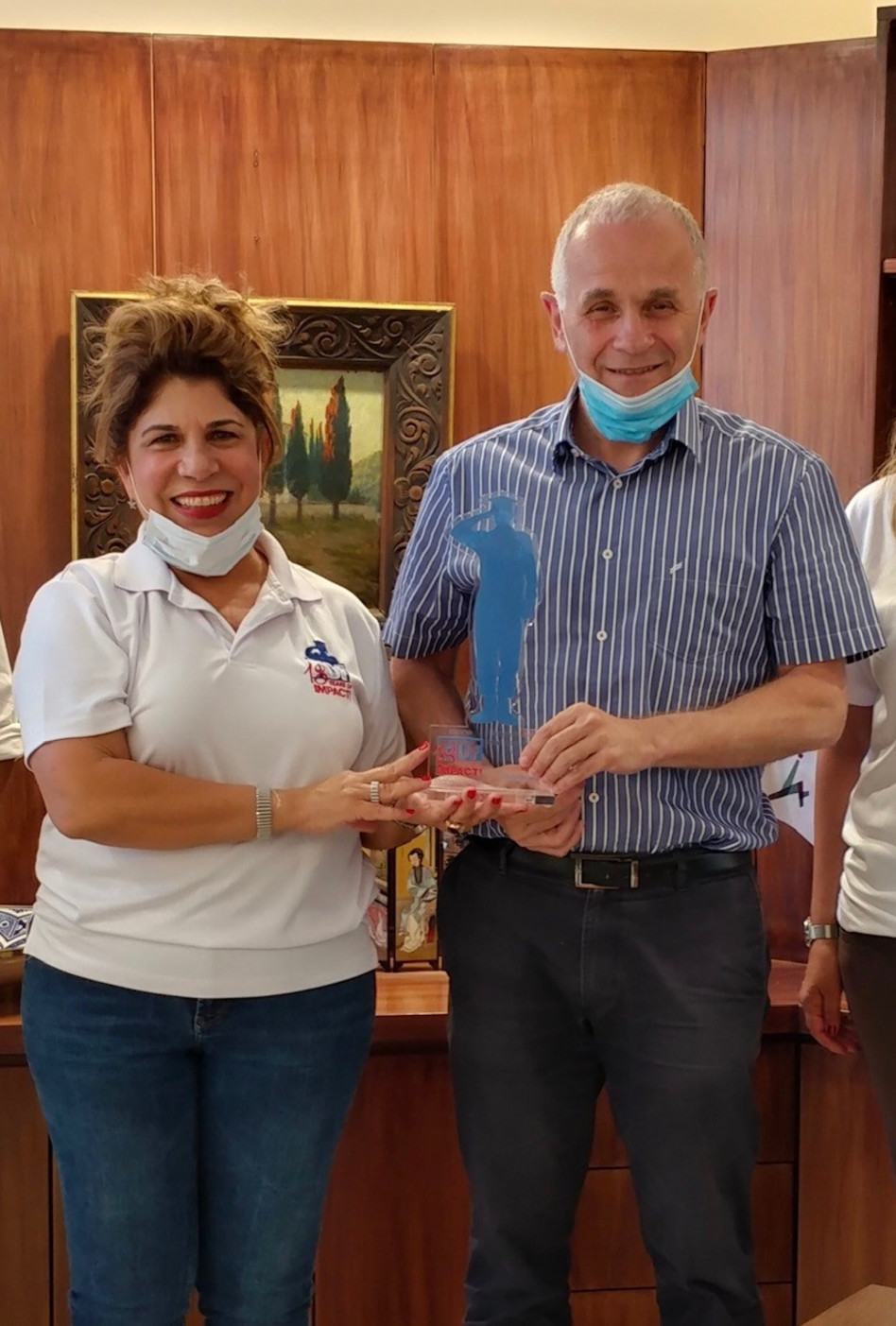  אשר כהן ואורנה פסח (צילום: אלון סין משה, האוניברסיטה העברית)