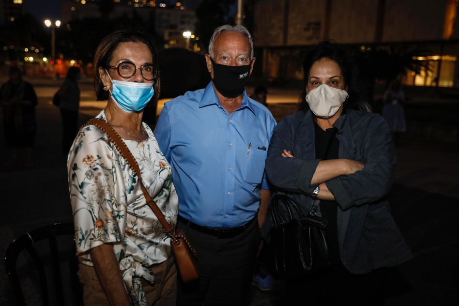 יעל בראון, חיים וורדה סאמט (צילום: גיא יחיאלי)