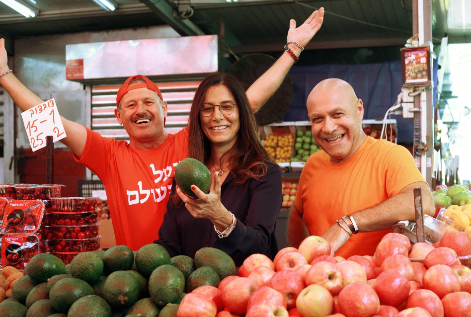 דביר בנדק, דינה נבות ועבד שקרא (צילום: אילן בשור)