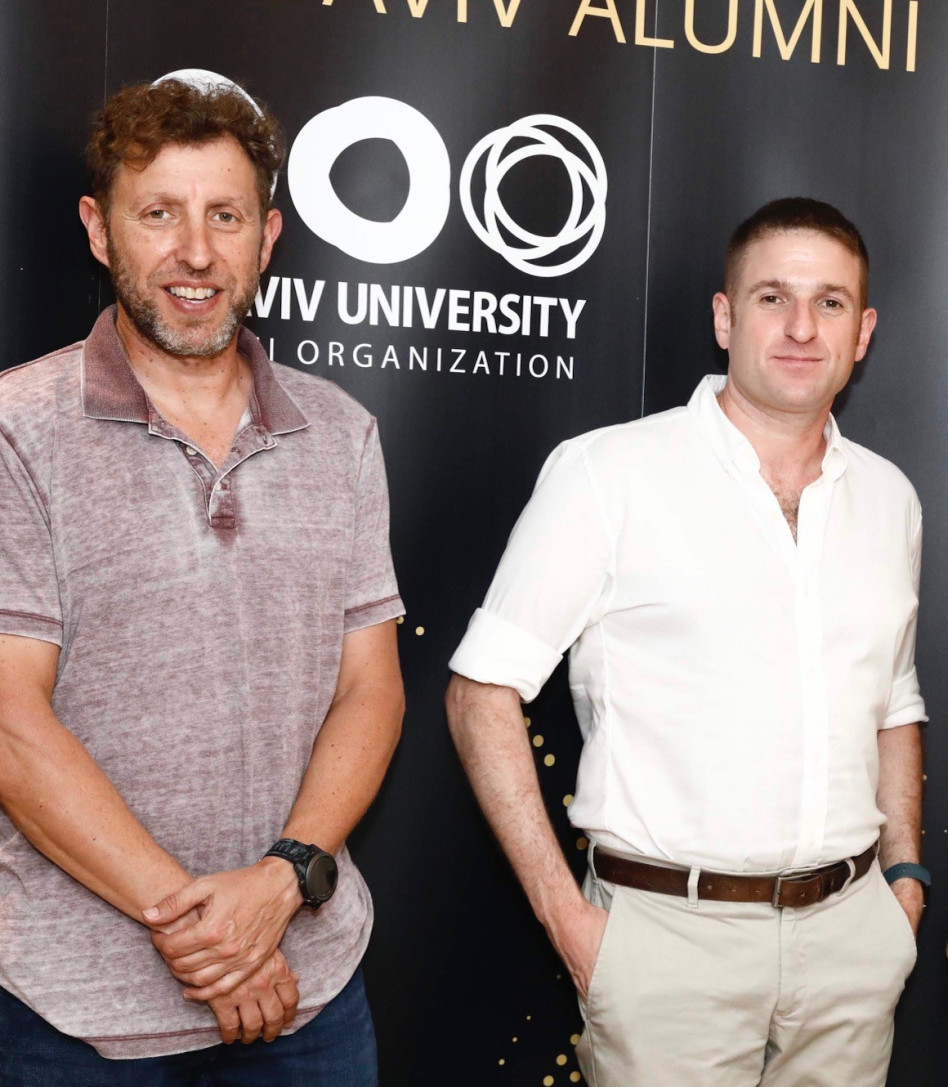 רן פורר ויעקב פרנד (צילום: יעל צור)