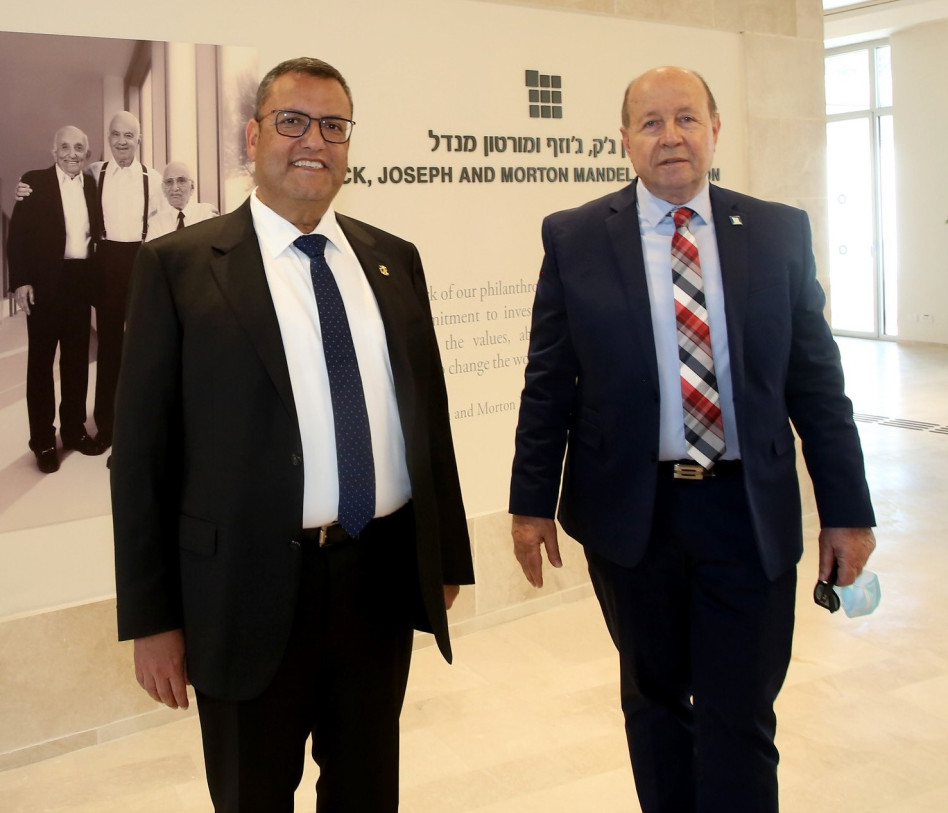 משה ויגדור ומשה ליאון  (צילום: סיון פרג')