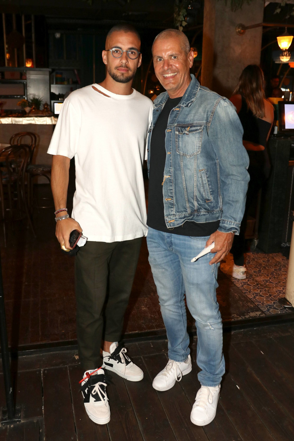 אריק חביב והבן החתיך (צילום: אור גפן)