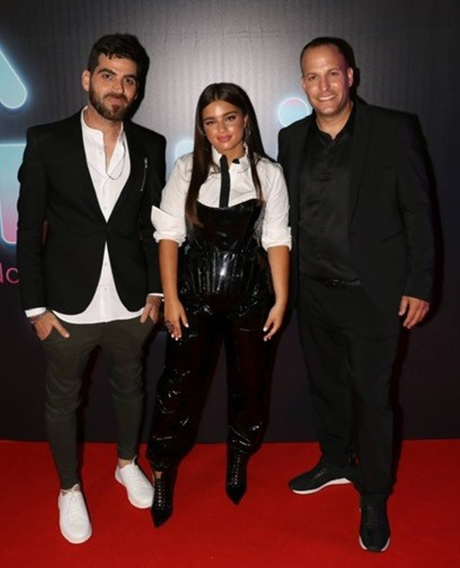 אוהד גבעון, נועה קירל ומושיק מימון (צילום: אור גפן)