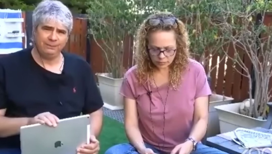 גיא מרוז ואורלי וילנאי (צילום: צילום מסך)