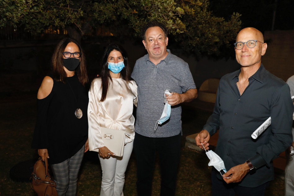 רועי בן ימי, גיל ושרון ברנדס וברכה בן ימי (צילום: גיא יחיאלי)