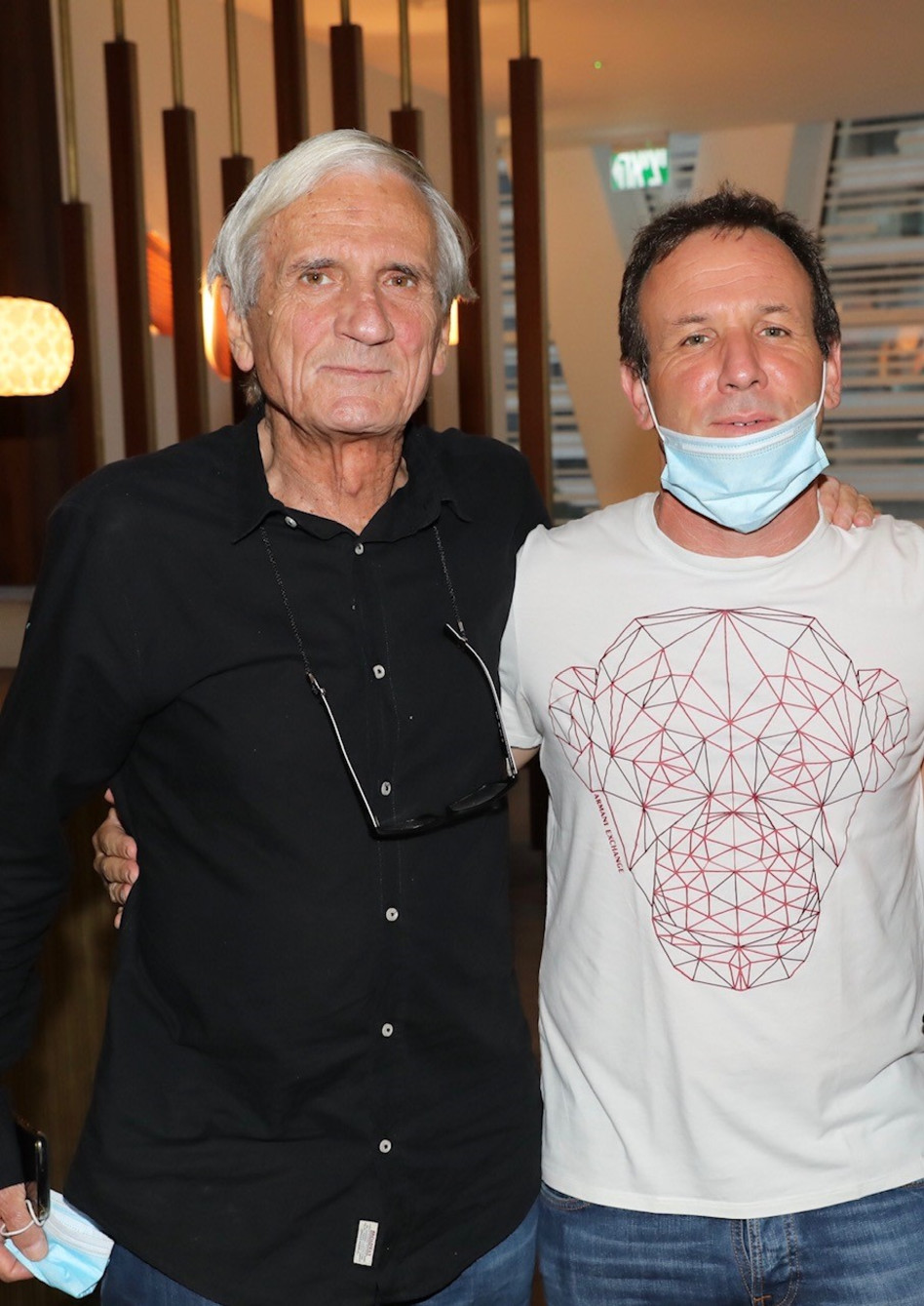 עמוס אפל וחיים סלוצקי (צילום: רפי דלויה)