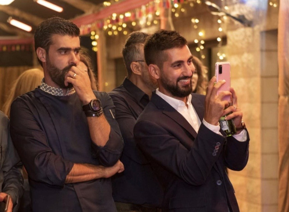 עלאא עומרי ואליאס מטר (צילום: גילה שוסטר)