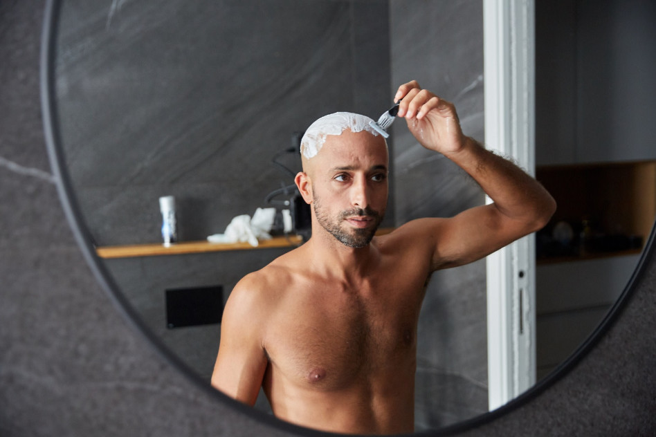 החזיר את הקרחת לאופנה. נעם קציר (צילום: שוקה כהן)