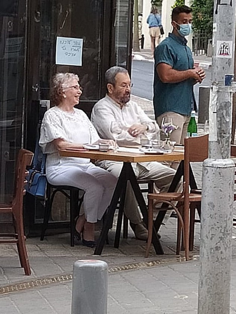 אהוד ברק, נילי פריאל (צילום: פול סגל)