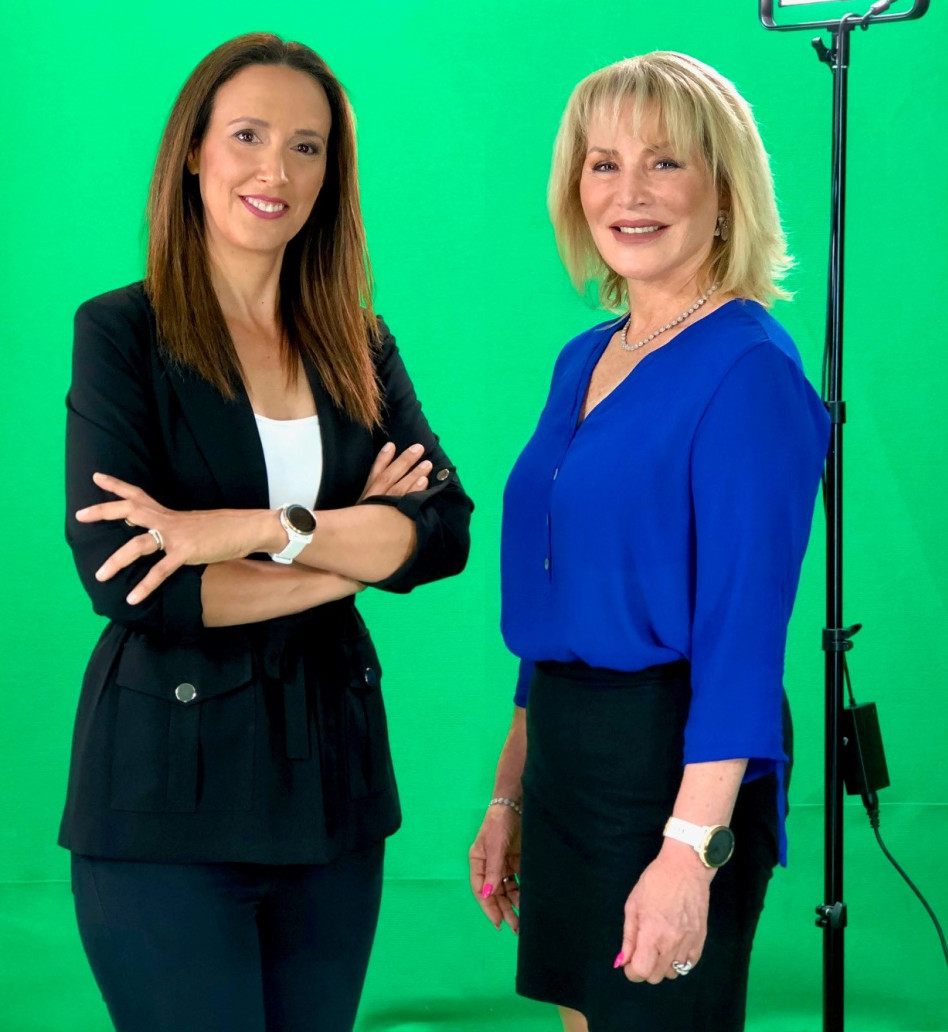 איריס שטרק ונעמה איזנברוך (צילום: אורי ביילין)