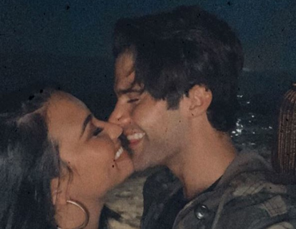 לובאטו והאריך לפני הפרידה(צילום: צילום מסך אינסטגרם)