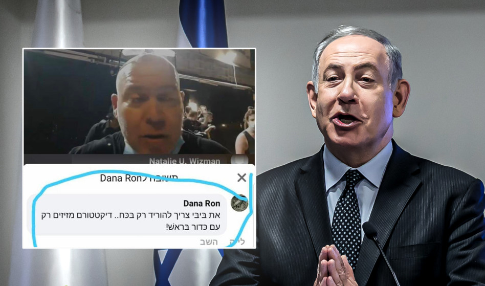 בנימין נתניהו, דנה רון - פייק (צילום: אוליבייר פיטוסי, פלאש 90)
