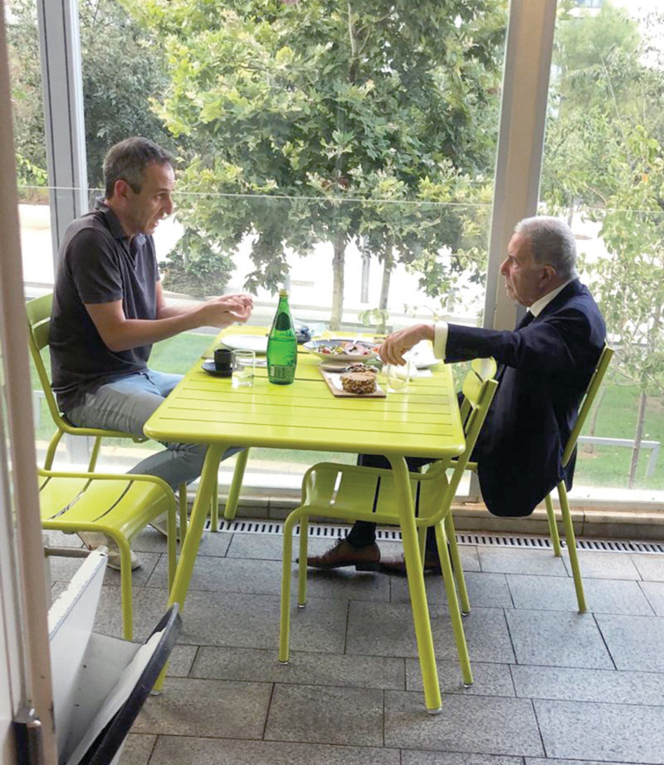 שמעון מזרחי, עודד קטש (צילום: מועדון החמש)