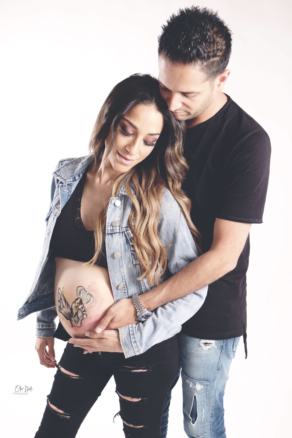 הזוג המאושר. דנה לפידות, יוסי ברנס (צילום: אופיר אלופי)