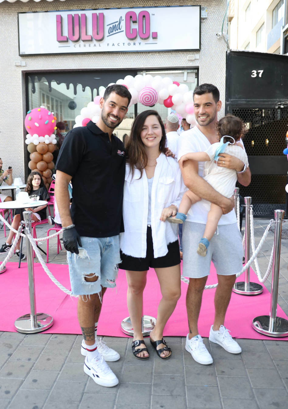 רועי בן נתן, אלינור קופלר, עמרי בן נתן (צילום: אור גפן)