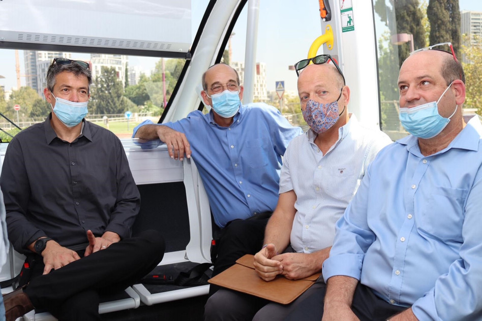 זהר ינון, איל יניב, אריה צבן ויועז הנדל (צילום: חגי אורן )