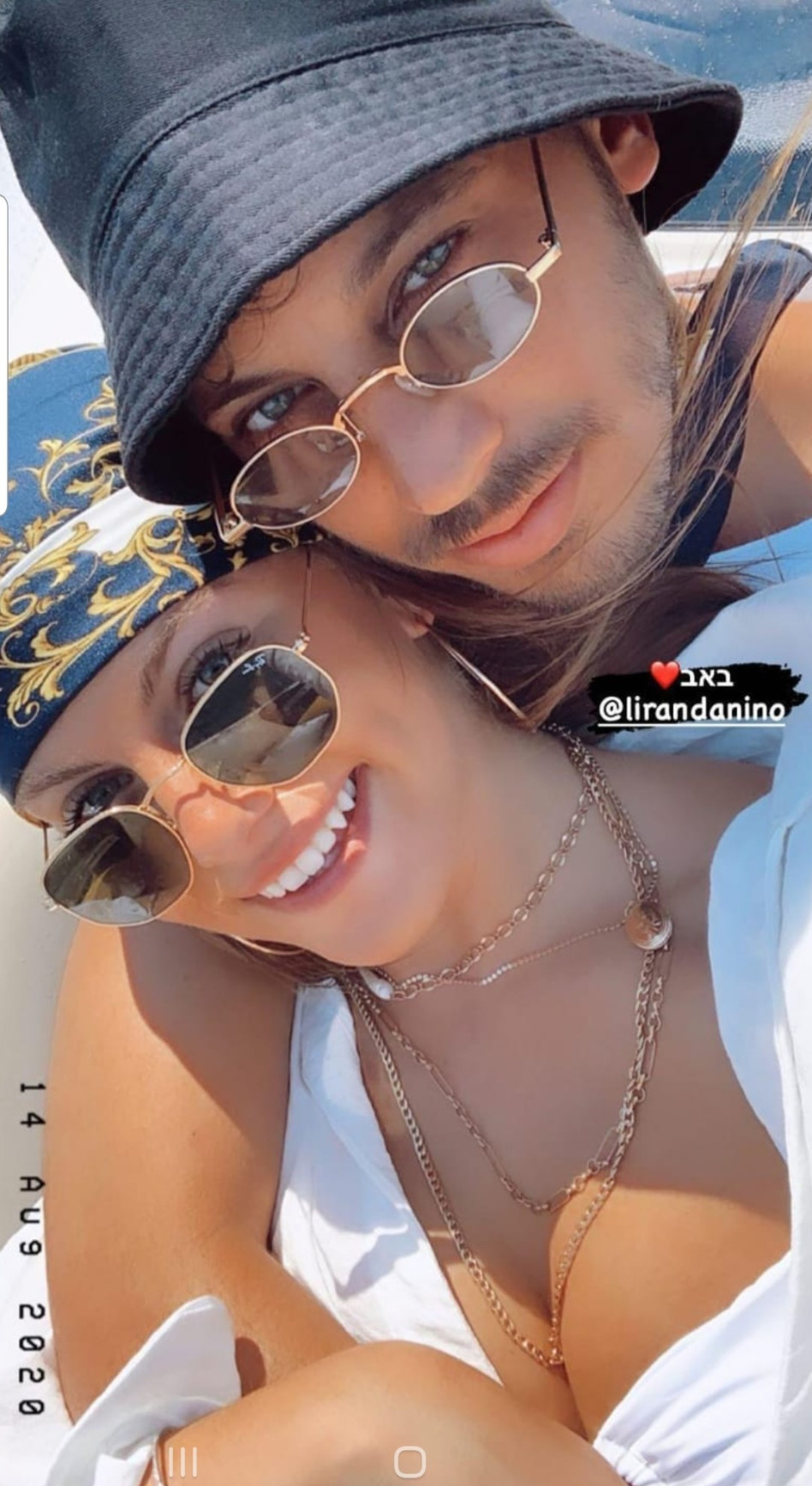 לירן דנינו, טיילור מלכוב (צילום: צילום מסך אינסטגרם)