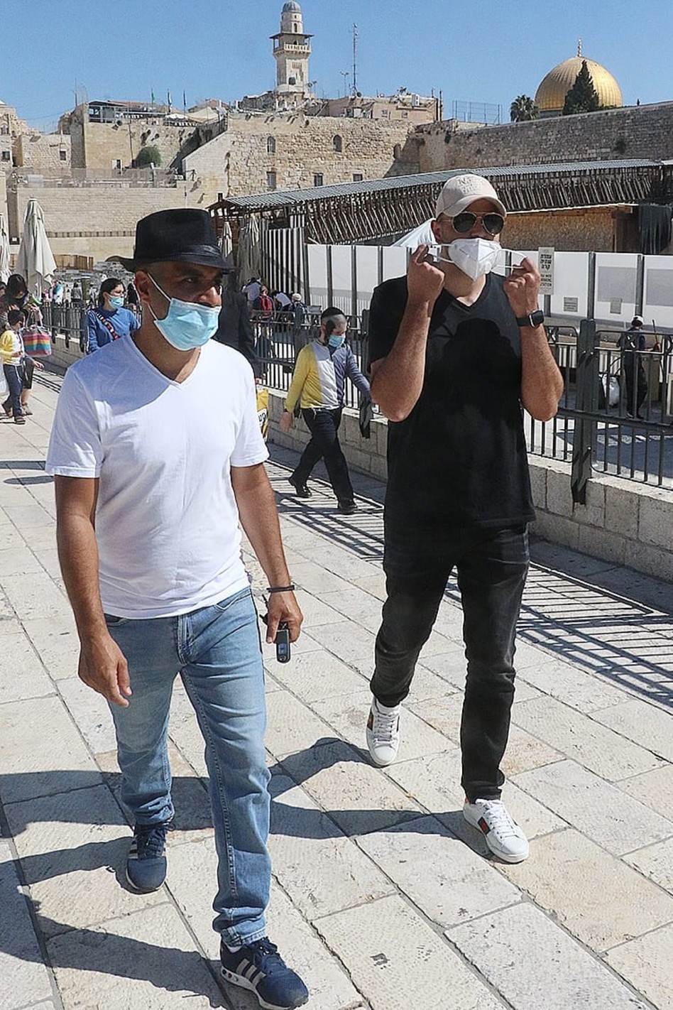 הכי חשוב מסכות. ליאור חפצדי, אבי פרץ (צילום: פול סגל)