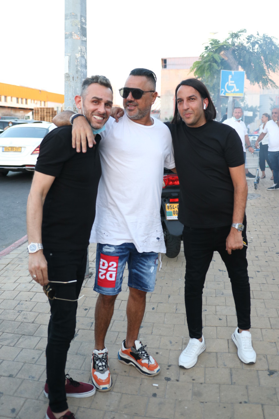 אליקו כהן, בני פרץ, מושיק עפיה (צילום: אור גפן)