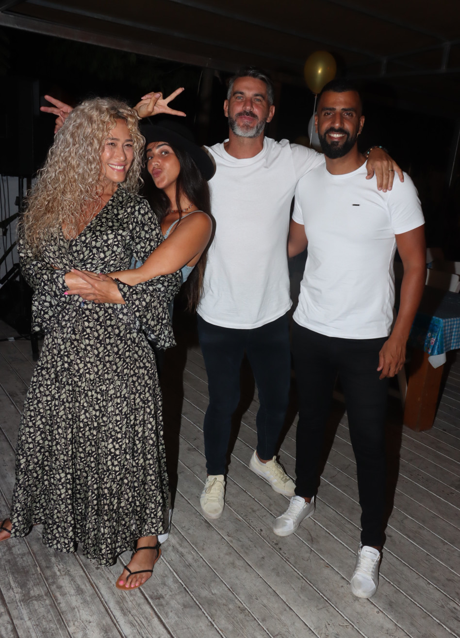 רגב הוד, ג'ובאני רוסו, הלן הוד, מאיה פישל (צילום: אור גפן)