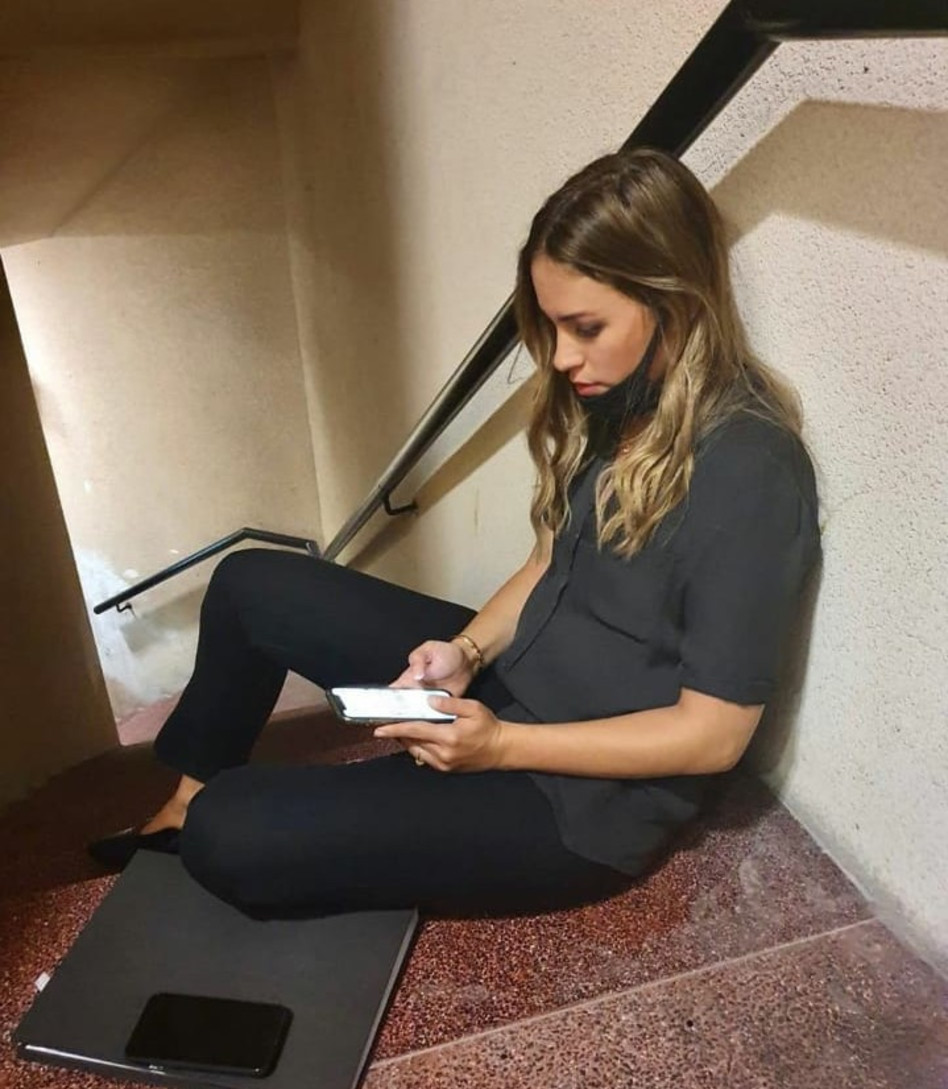 אדוה דדון לאחר התקרית (צילום: אינסטגרם)