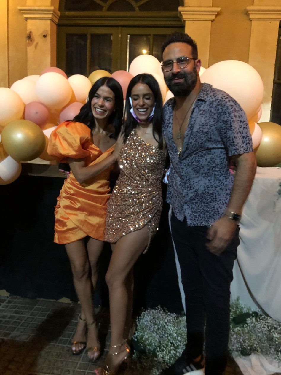 אורטל עמר, מיכל הקטנה, ניר ויצמן (צילום: פרטי)