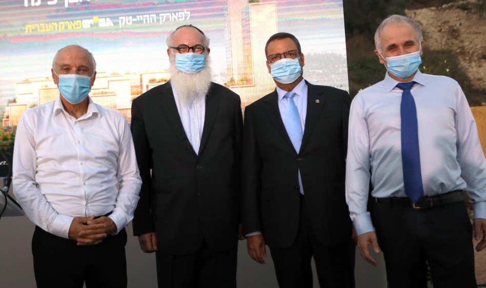 אשר כהן, משה ליאון, אדוארדו אלשטיין ואבי יעקובוביץ (צילום: סיון פרג')