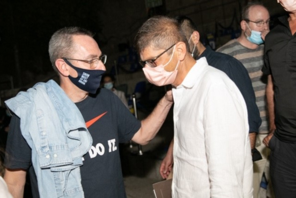 מושיק ביבי וירון רביד (צילום: יעל אילן)