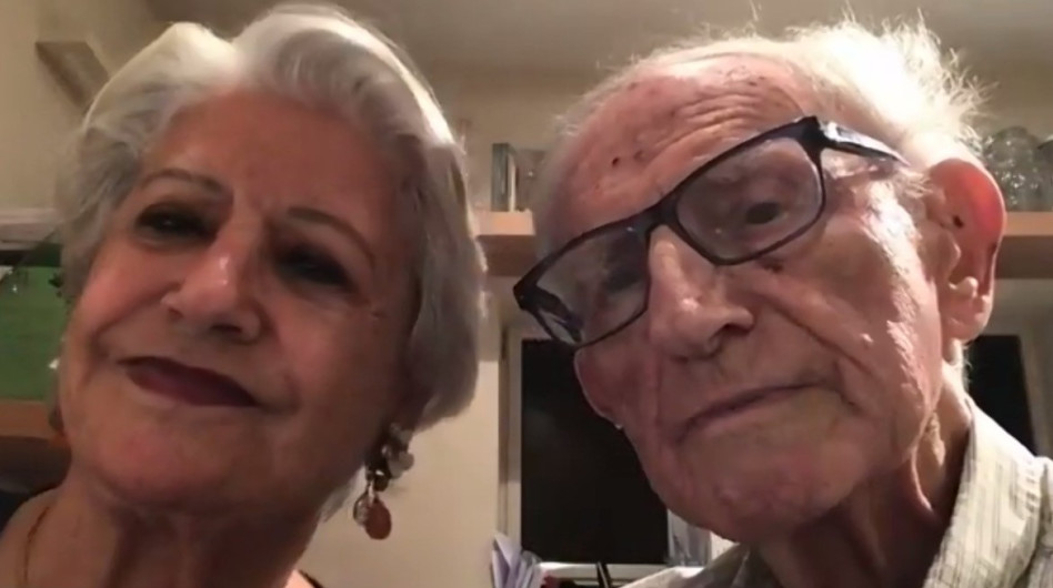 מיכאל ושרה סלע (צילום: צילום מסך)