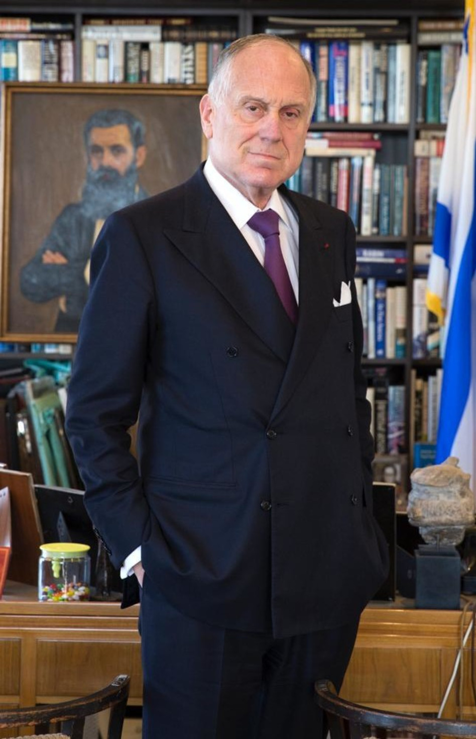 רונלד ס. לאודר (צילום: נועה גרייבסקי)