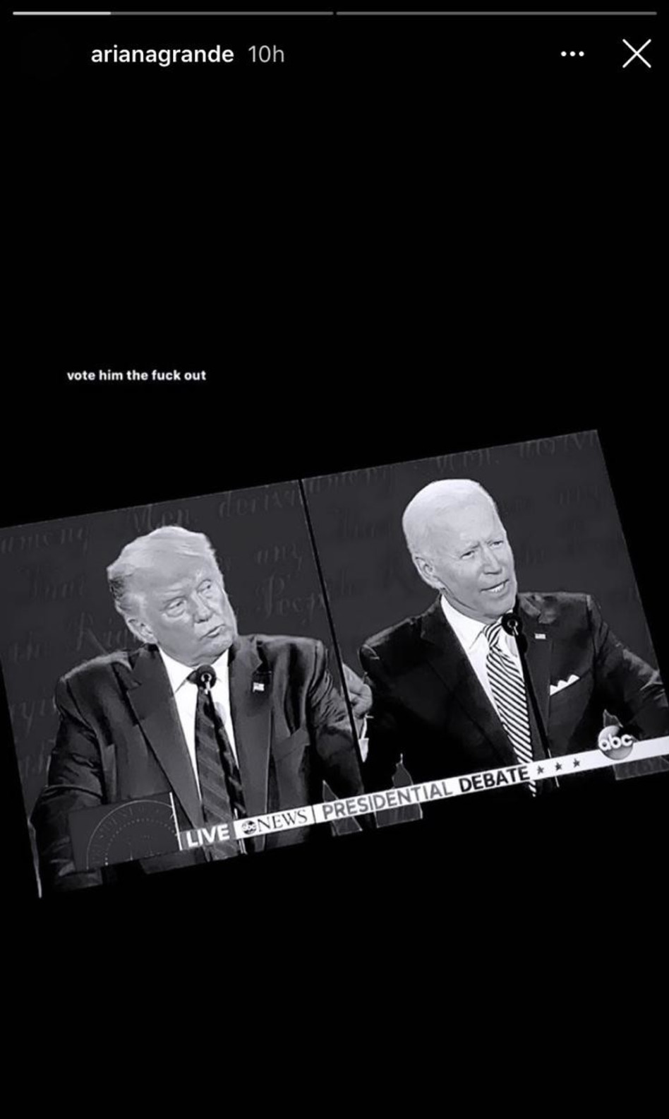 אריאנה גרנדה (צילום: צילום מסך אינסטגרם)