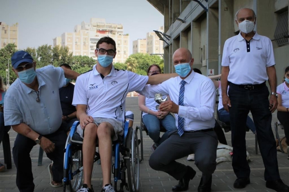 שוקי דקל, יורם נוה. עמי דדאון ואלי בירנבאום (צילום: קרן איזיקסון)