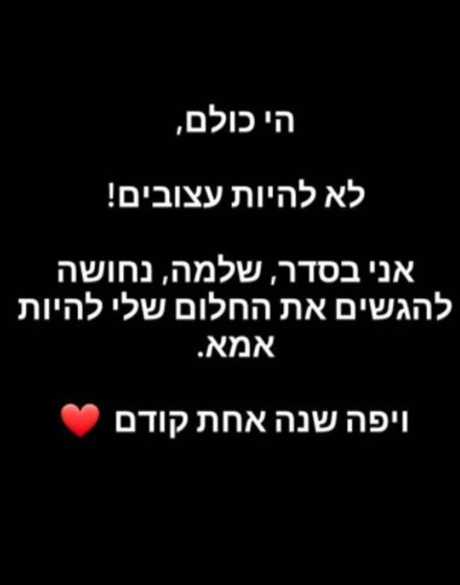 מעיין אדם (צילום: צילום מסך אינסטגרם)