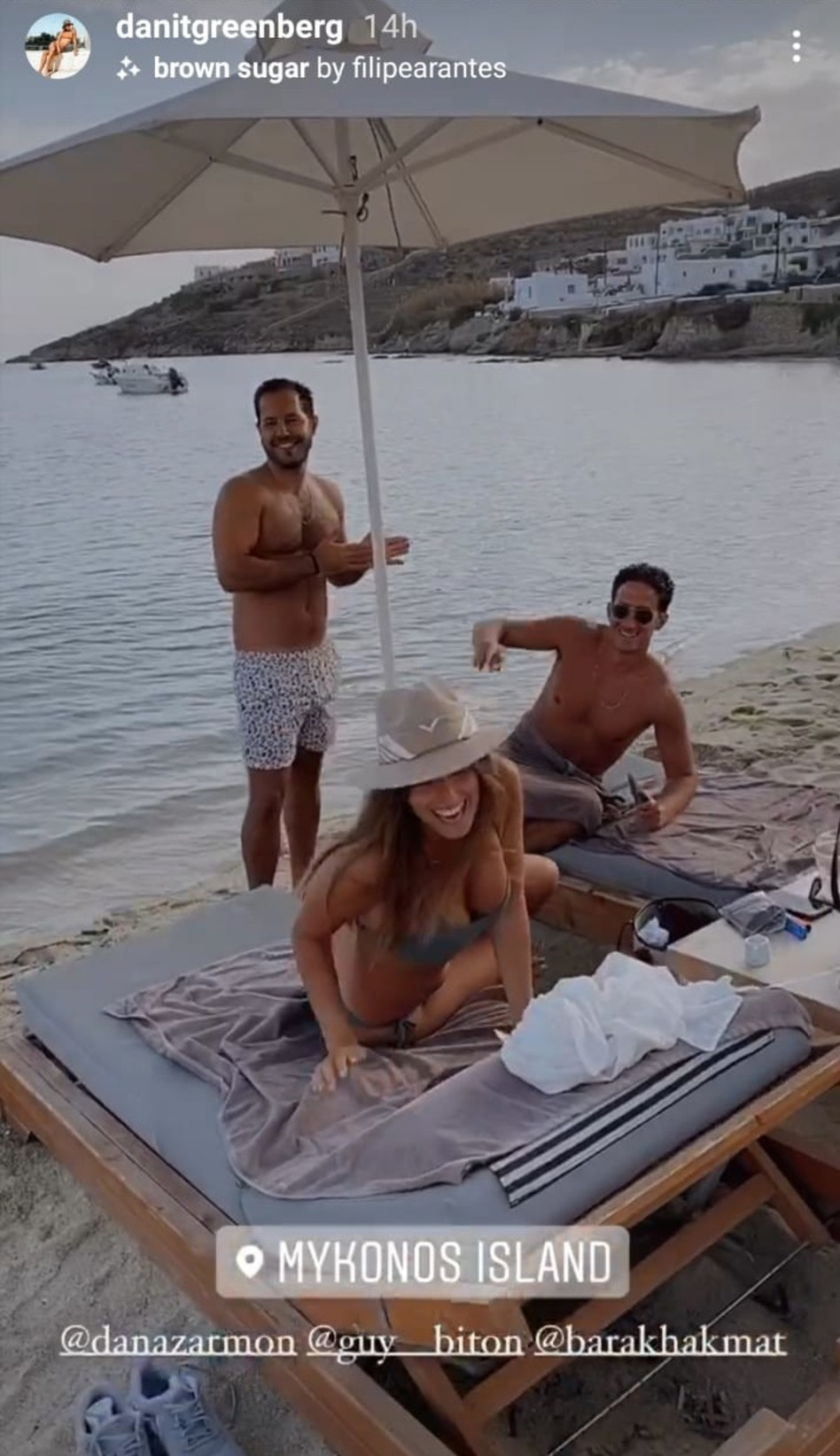 דנה זרמון, גיא ביטון, דנית גרינברג (צילום: צילום מסך אינסטגרם)