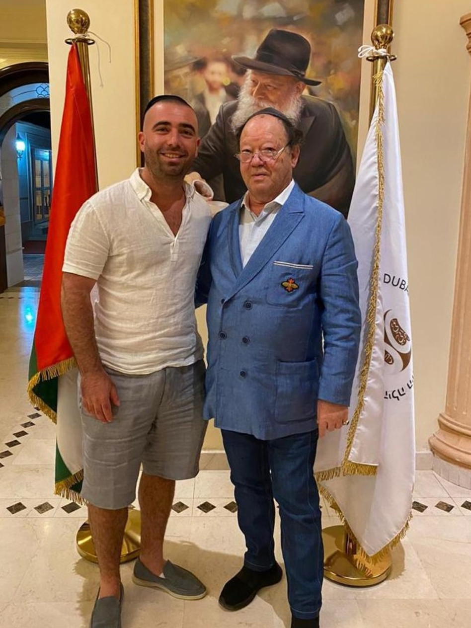 עומר אדם, נשיא הקהילה היהודית סולי וולף (צילום: באדיבות עופר מנחם תקשורת ויחסי ציבור)