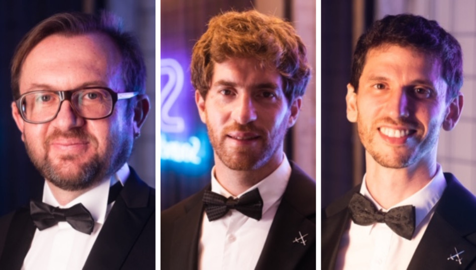 ניר אוורבוך, יאיר חכם,  דן רביב  (צילום: נועם שוגנובסקי)