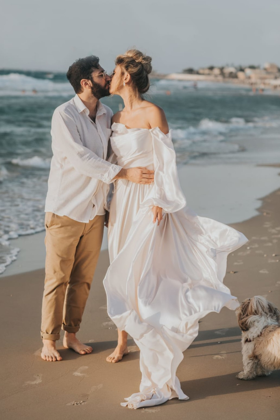 רקע משגע. אלינה לוי, דור פרי (צילום: עידן חסון)