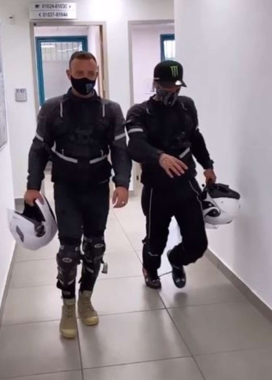 אסיף אלקיים במשטרת ישראל (צילום: צילום מסך אינסטגרם)