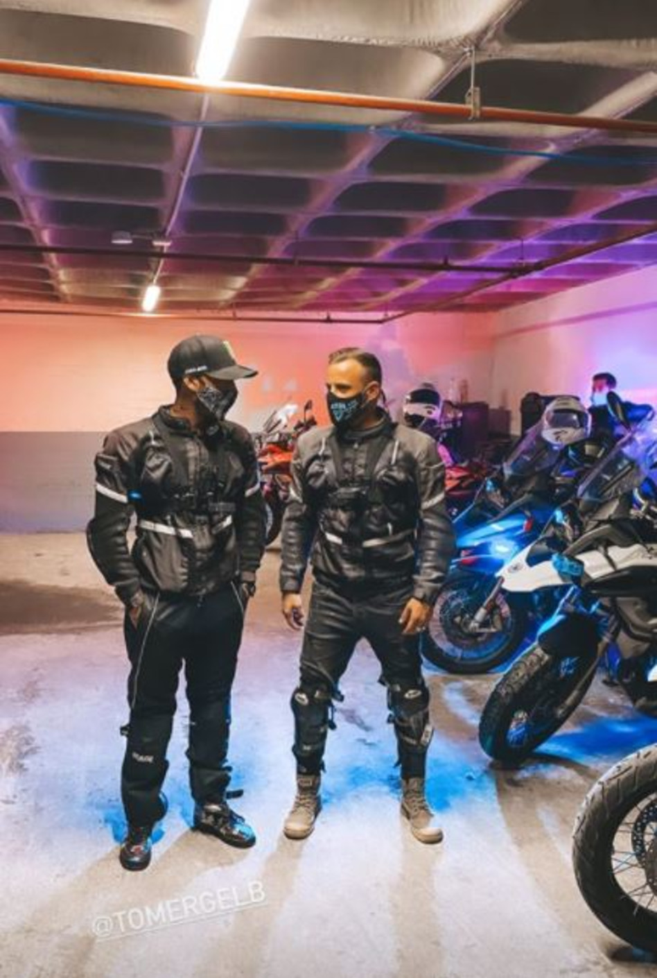 אסיף אלקיים ותומר גלב (צילום: צילום מסך אינסטגרם)