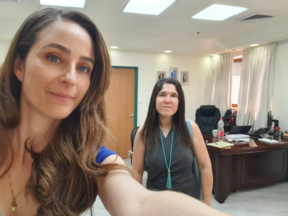 לילי בן עמי ומירב כהן&nbsp; (צילום: צילום עצמי)