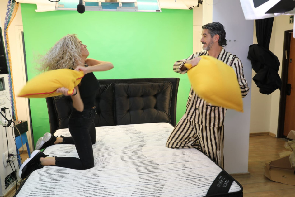 ג'ובאני רוסו, מאיה פישל (צילום: רפי דלויה)