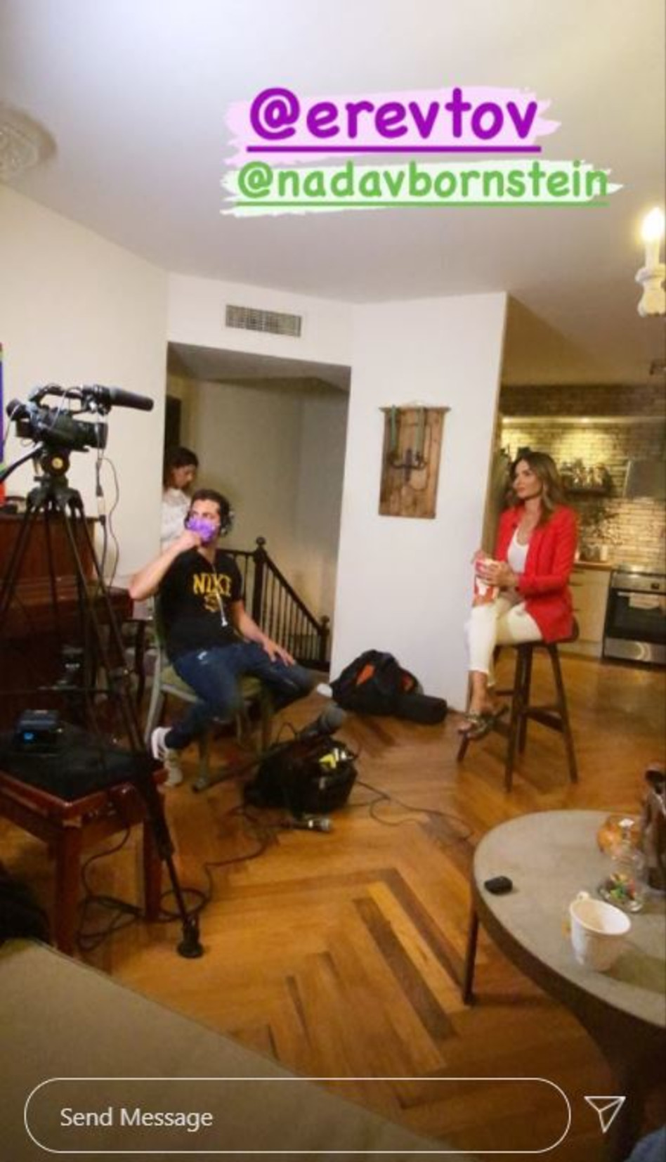 אורנה דץ רגע לפני ראיון ההדחה (צילום: צילום מסך אינסטגרם)