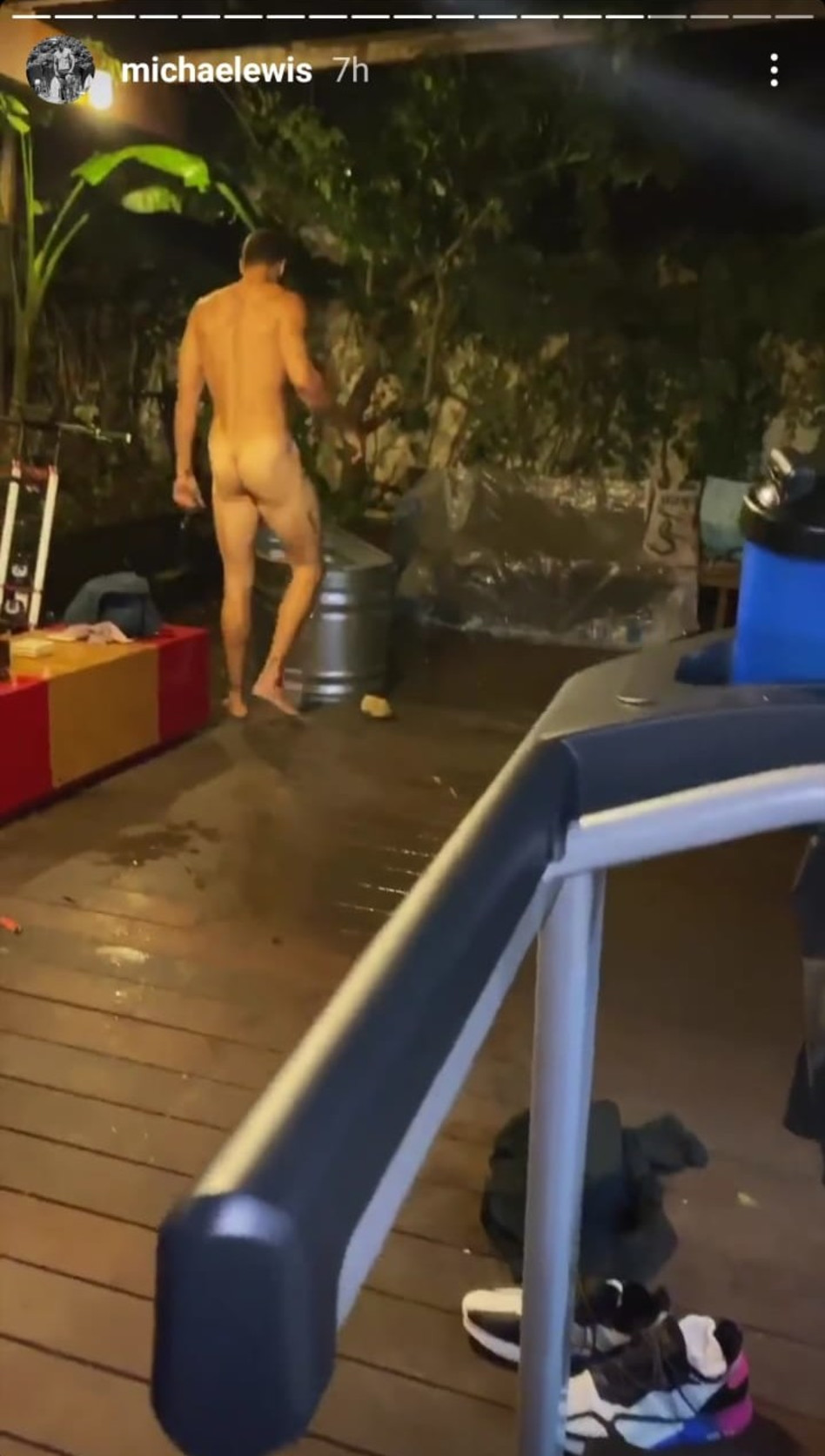 מייקל לואיס (צילום: צילום מסך אינסטגרם)