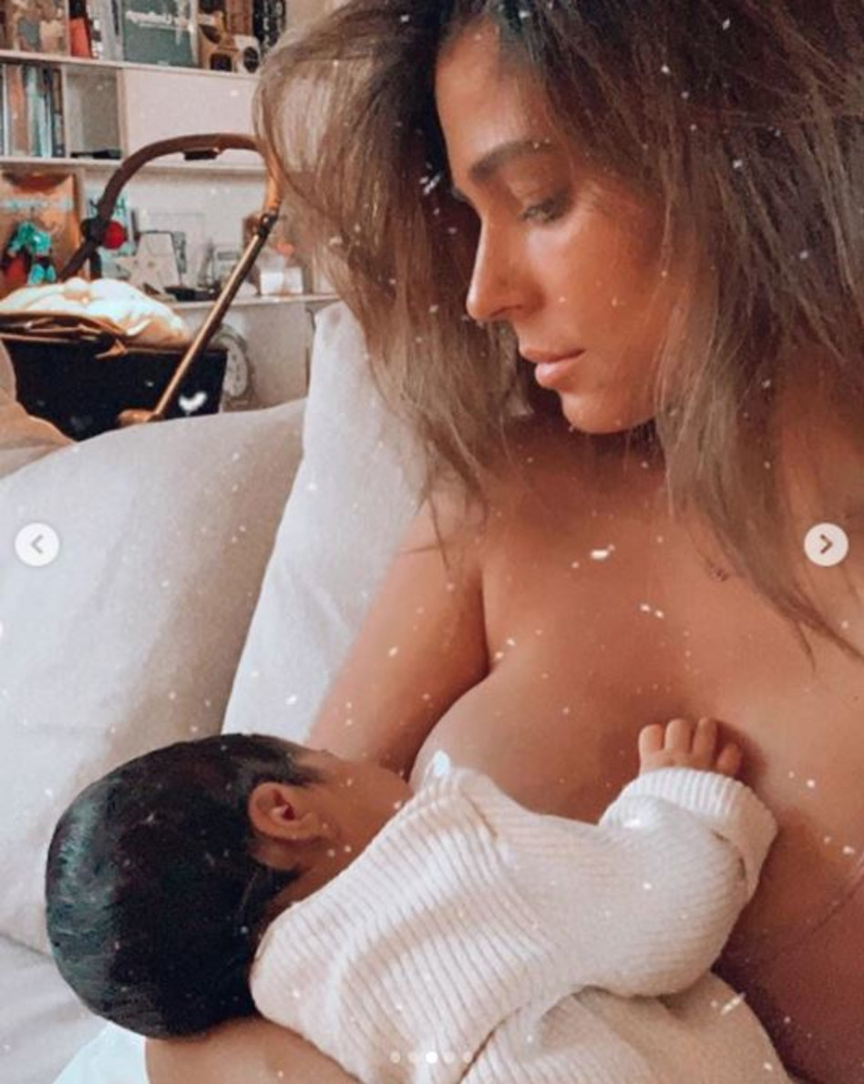 קורל סימנוביץ' וקאיה הקטנה (צילום: צילום מסך אינסטגרם)