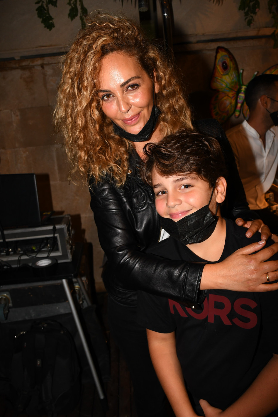 מירי בוהדנה ובנה (צילום: אביב חופי)