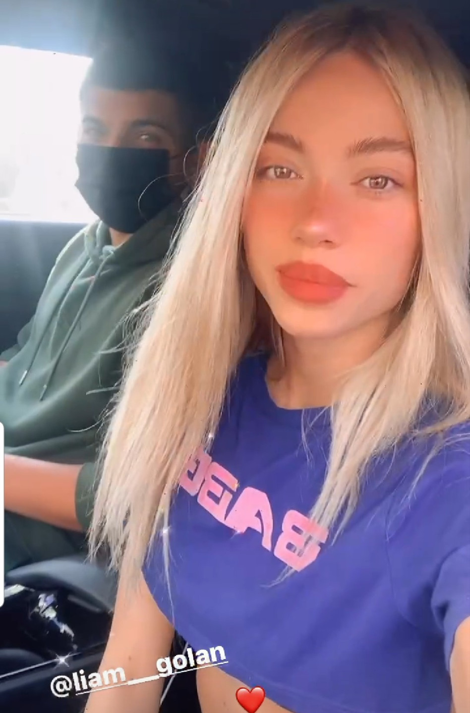 אלה איילון, ליאם גולן (צילום: צילום מסך אינסטגרם)