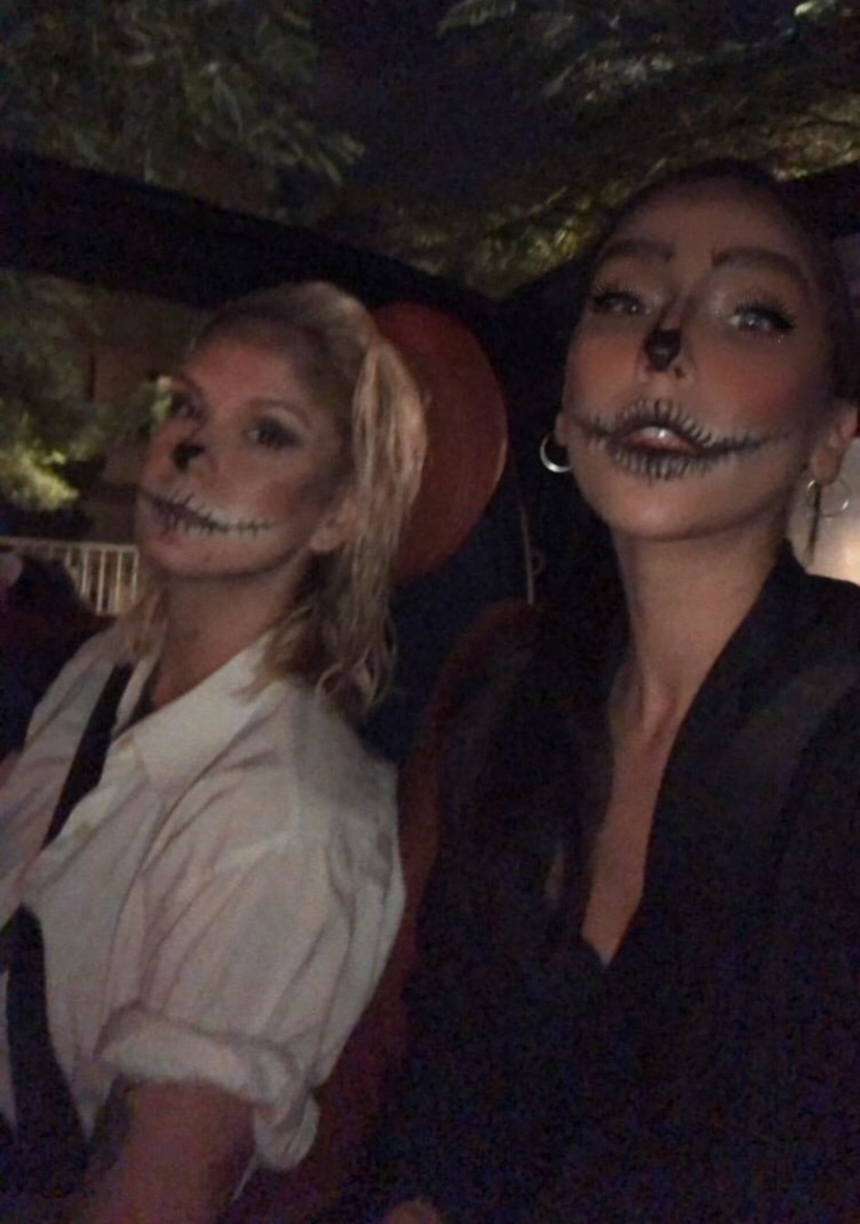 חוגגת את האלווין. שני גולדשטיין, שורטי, הילה ניסימוב (צילום: פרטי)